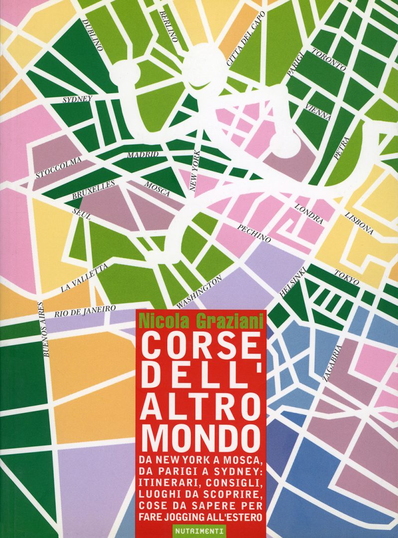 In copertina mappa di una città le cui vie formano la figura di un uomo che corre
