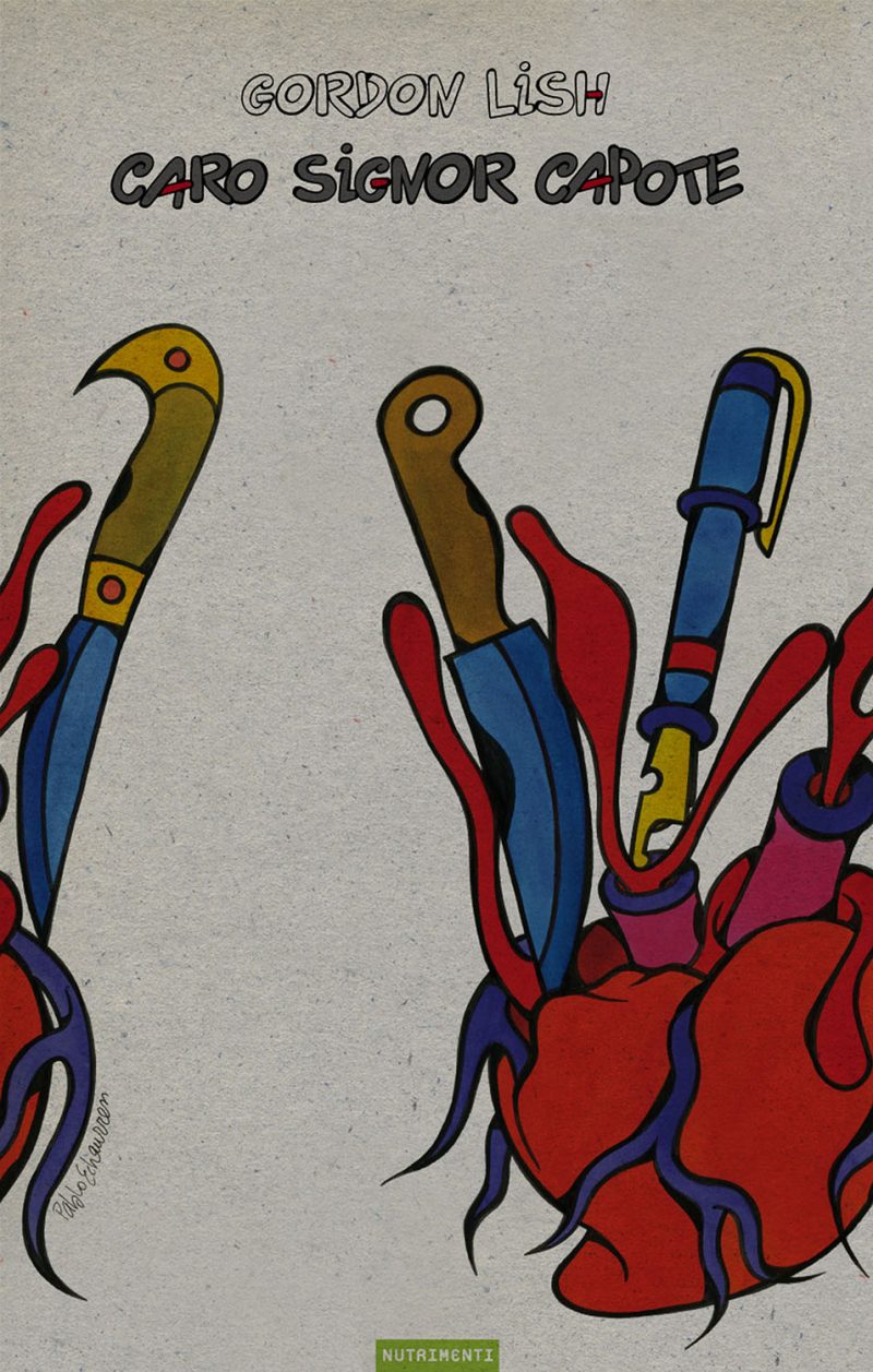 In copertina illustrazione di cuori trafitti da penne e spade