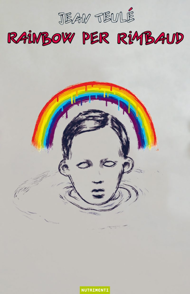 In copertina illustrazione di volto di bambino sotto all'arcobaleno