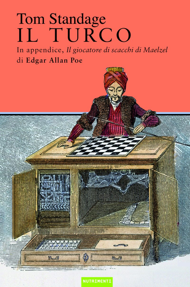 In copertina incisione che rappresenta la famosa macchina che giocava a scacchi