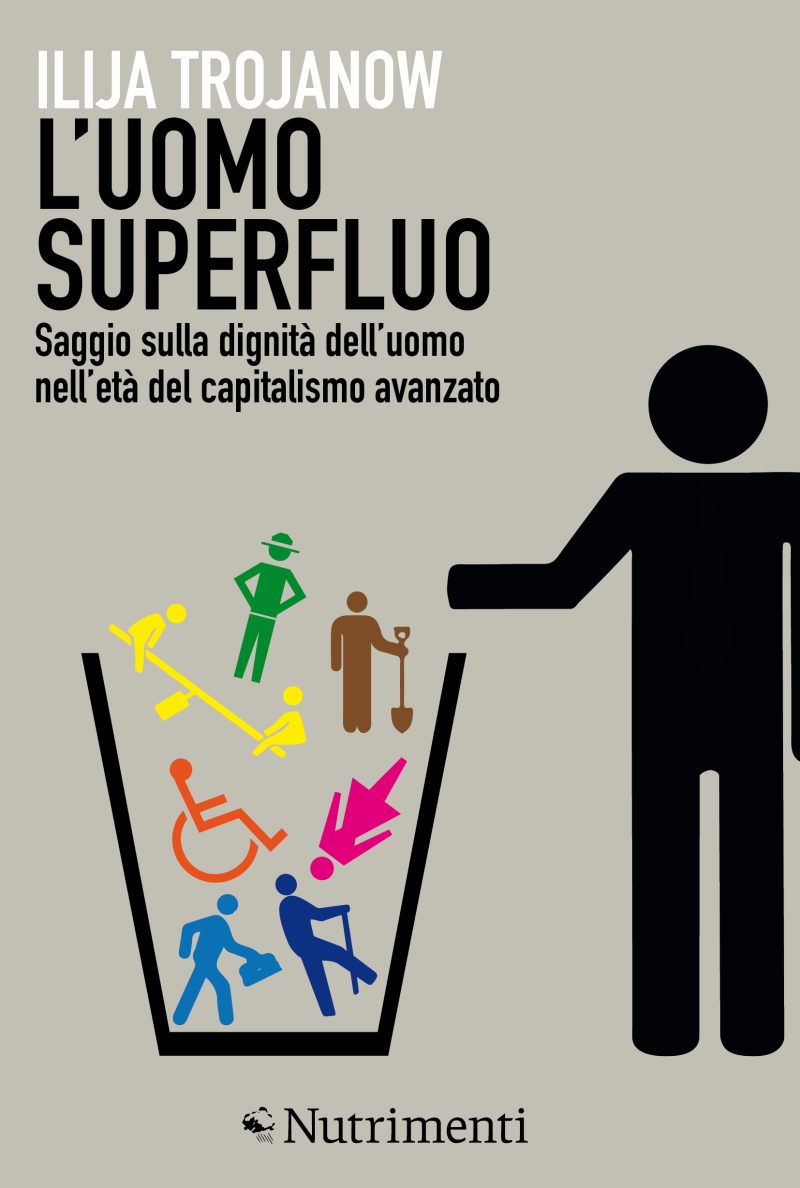 In copertina icona di cestino che contiene persone ritenute inutili