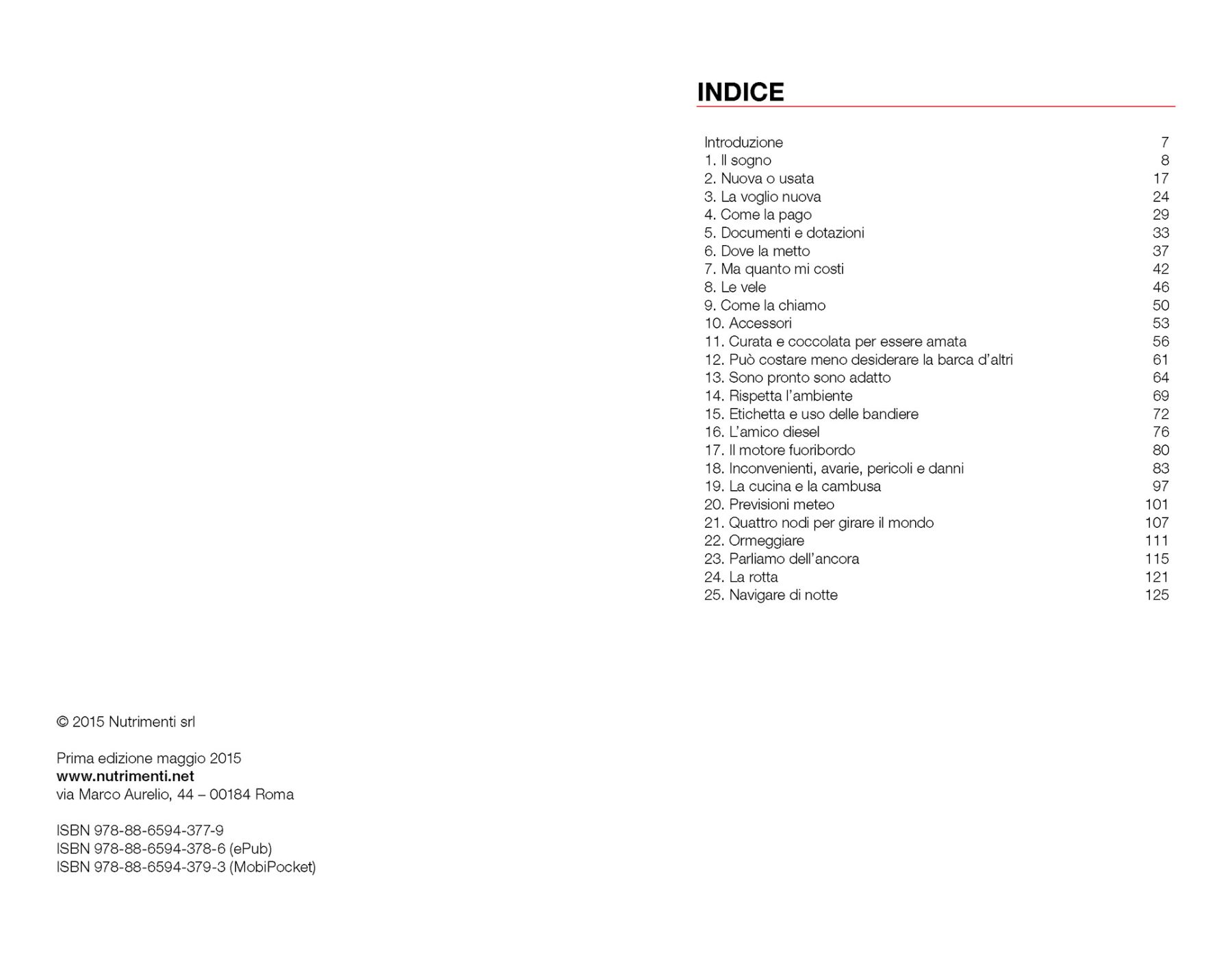 Pagine da 4 a 5 dal libro Mi compro la barca.