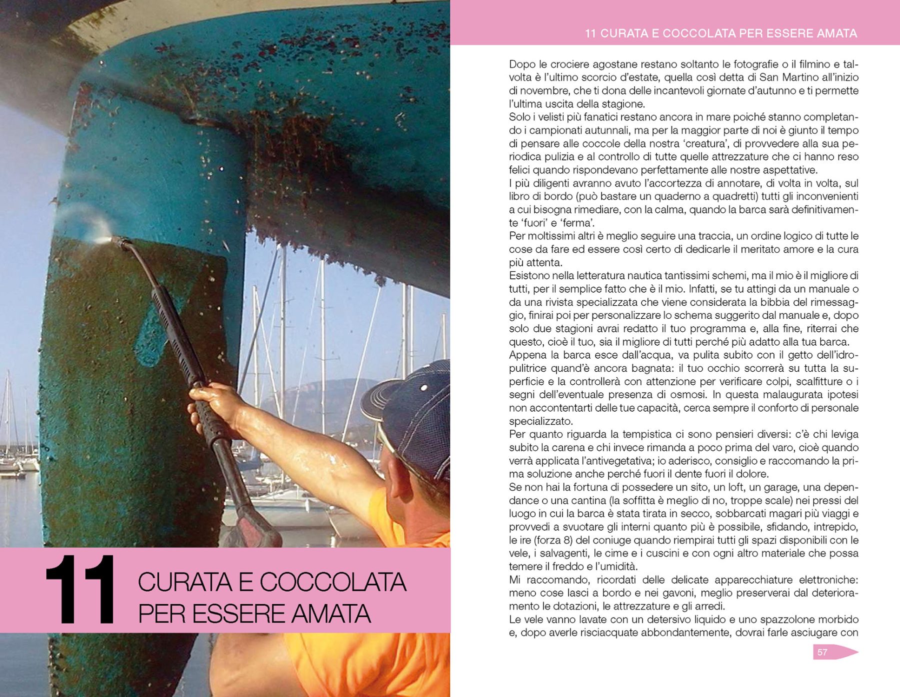 Pagine da 56 a 57 dal libro Mi compro la barca.