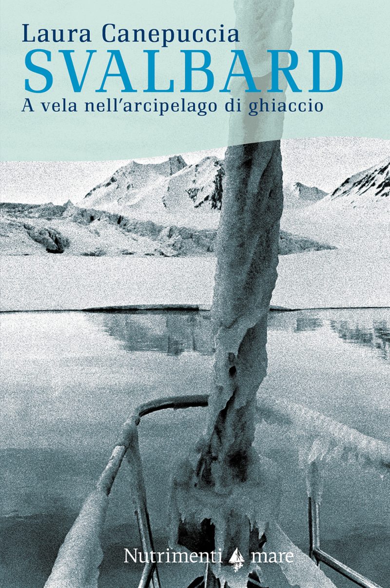 In copertina foto dell'avvicinamento della barca alle Svalbard