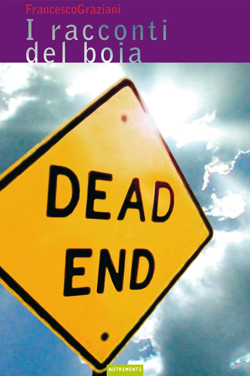 In copertina cartello stradale di segnale di strada senza uscita