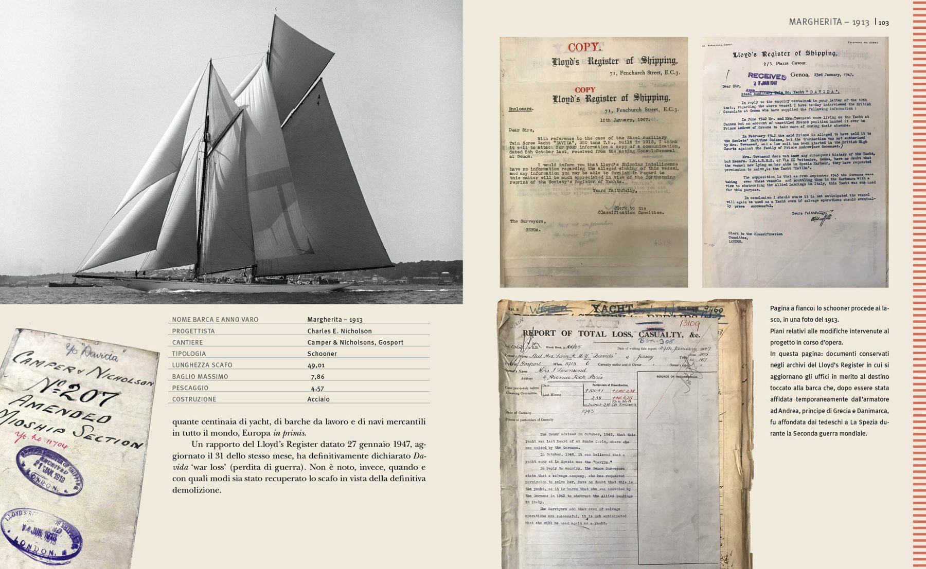 Pagine da 102 a 103 dal libro Scomparse e indimenticabili.