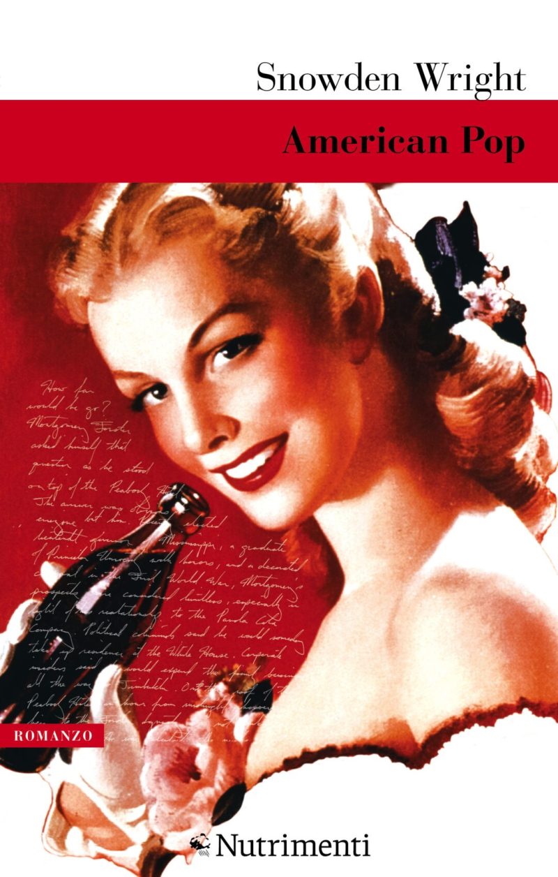 In copertina pubblicità vintage di bevanda gassata