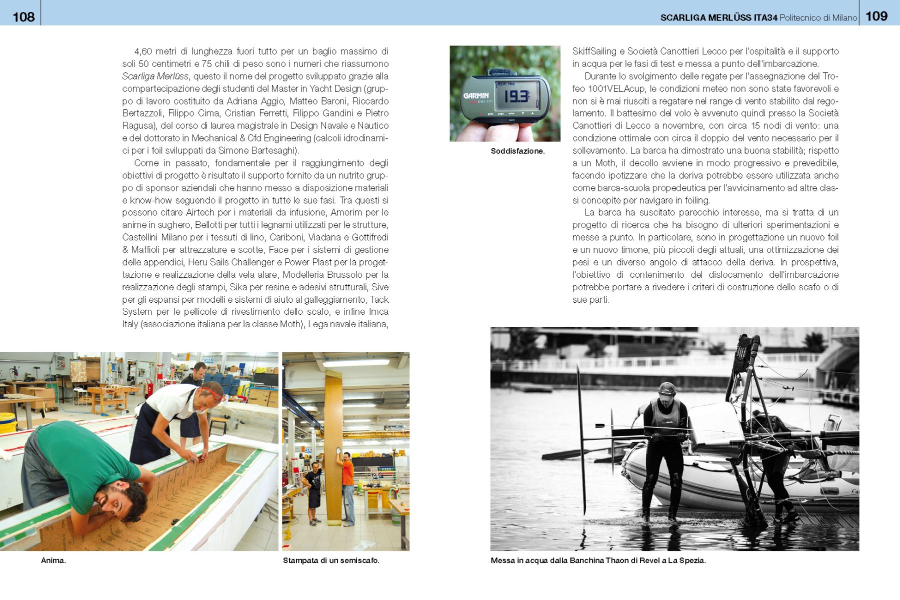 Pagine 108 e 109 dal libro 1001Velacup