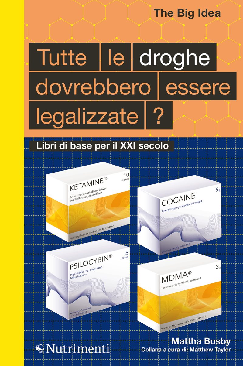 In copertina confezioni farmacologiche delle droghe più conosciute