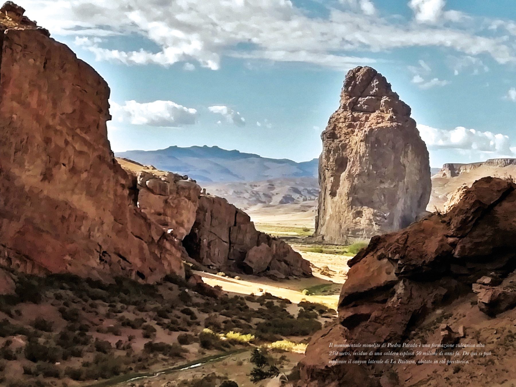 Pagine 4 e 5 dal libro Canoe in Patagonia