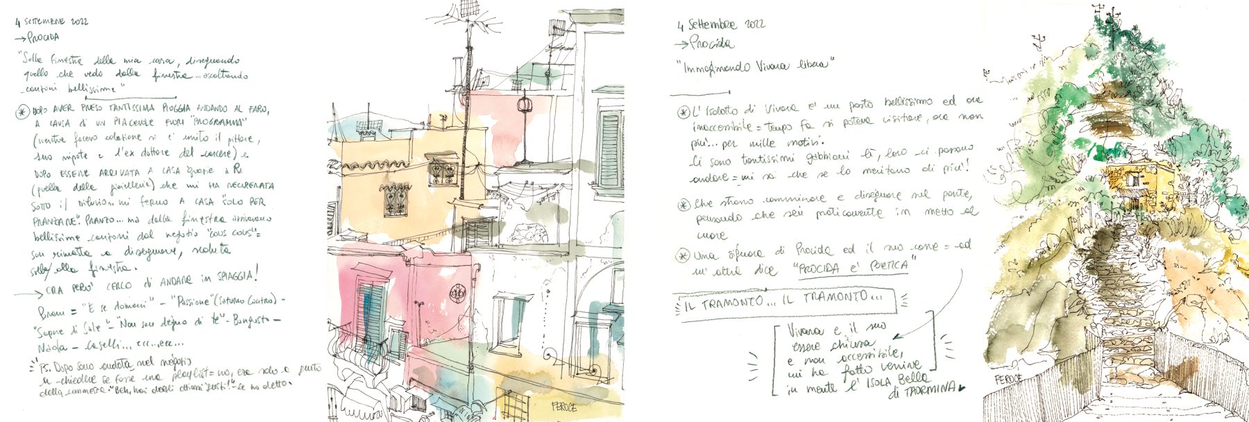 Pagina 24 e 25 dal libro L'isola colorata
