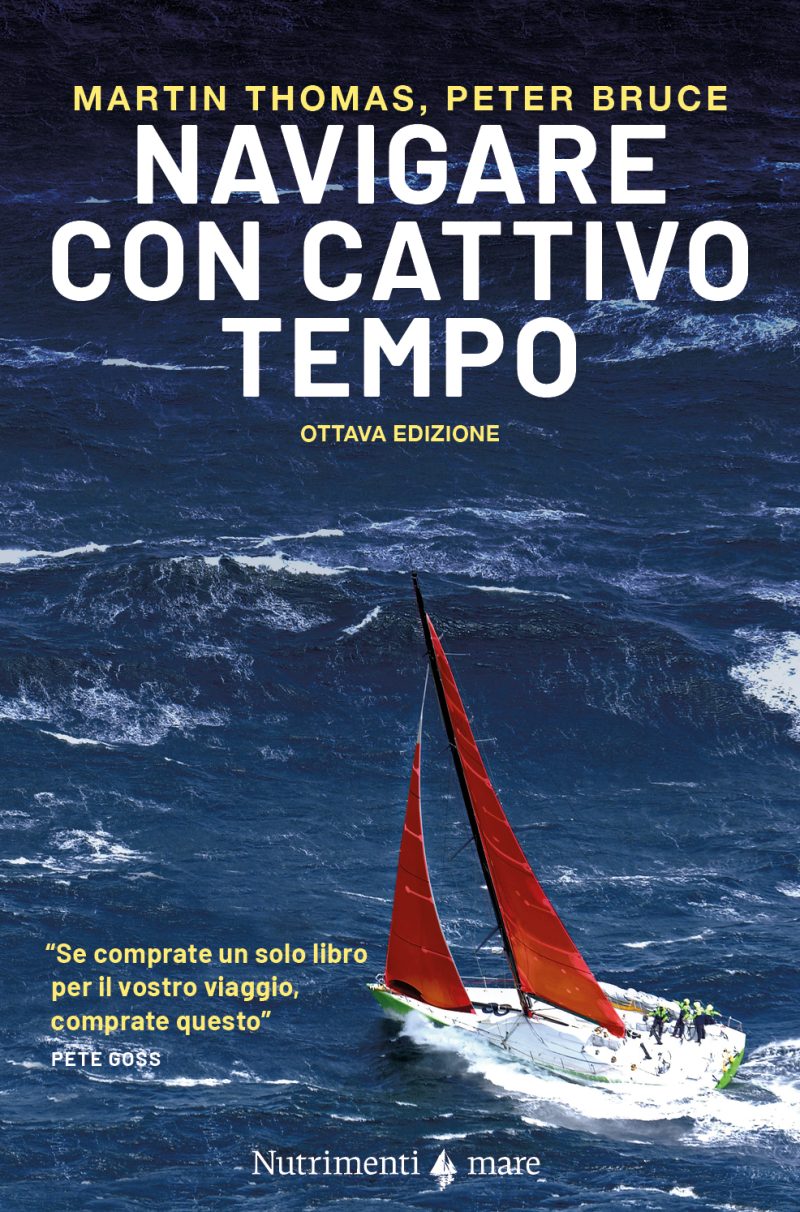 In copertina una barca a vela affronta un mare in tempesta